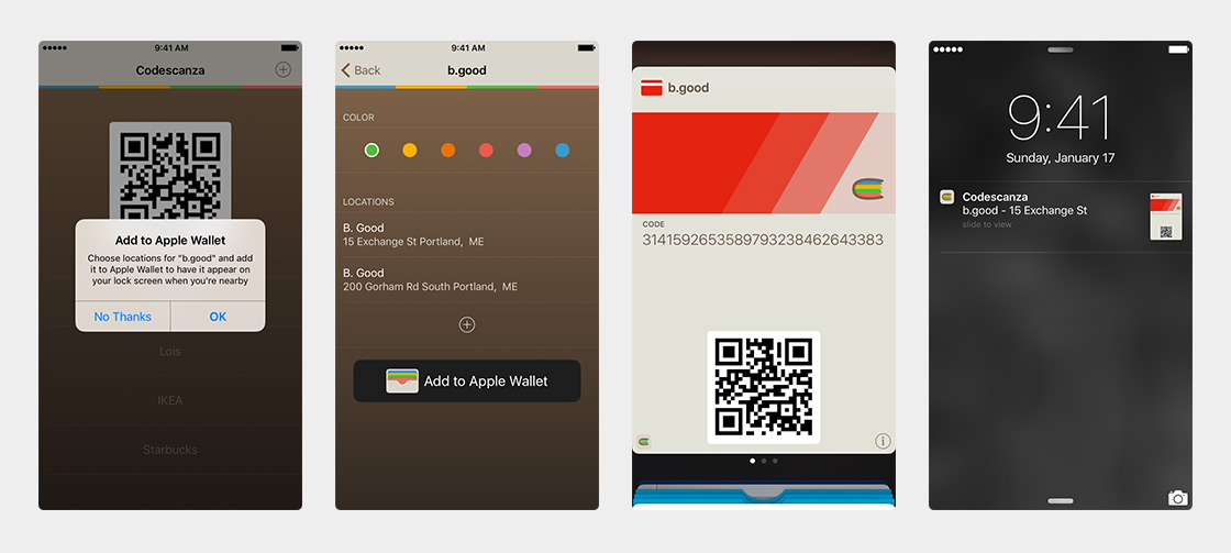 Codescanza for iPhone